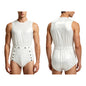 Mens Tear Away Backless, Nightclub Party Jumpsuit