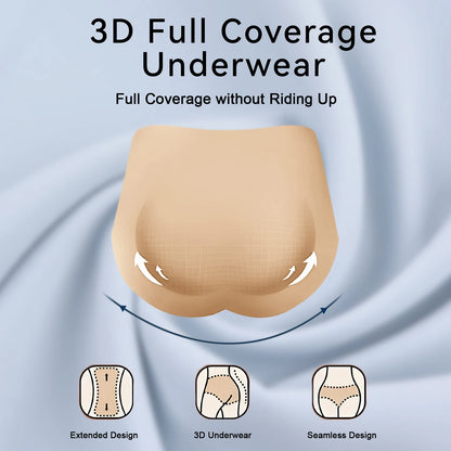 7PC Women High Waist Seamless Underwear Breathable Comfort