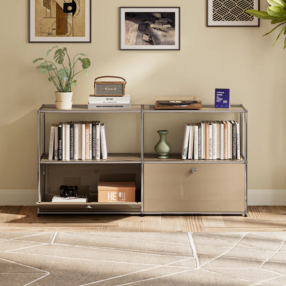 Sideboard Storage Shelf Furniture Stainless Steel