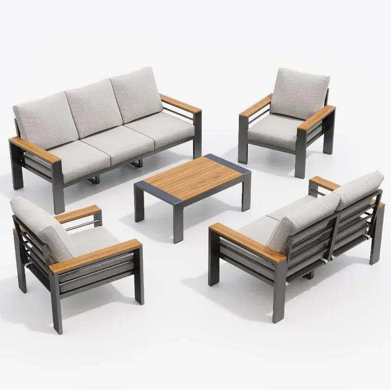 Outdoor Sectional with Coffee Table, Patio Sets