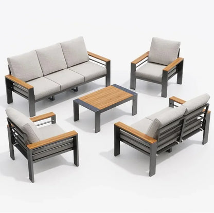 Outdoor Sectional with Coffee Table, Patio Sets