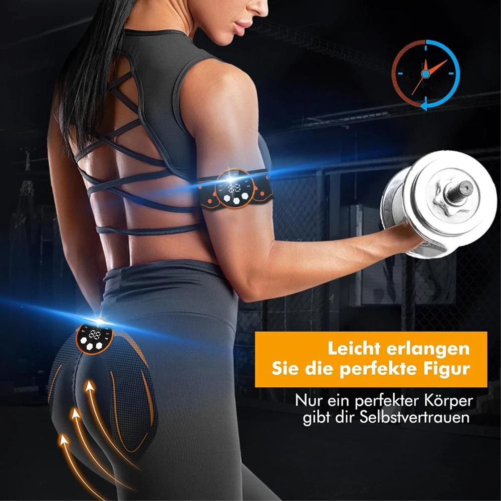 Rechargeable EMS Abdominal Muscle Stimulator Fitness Equipment