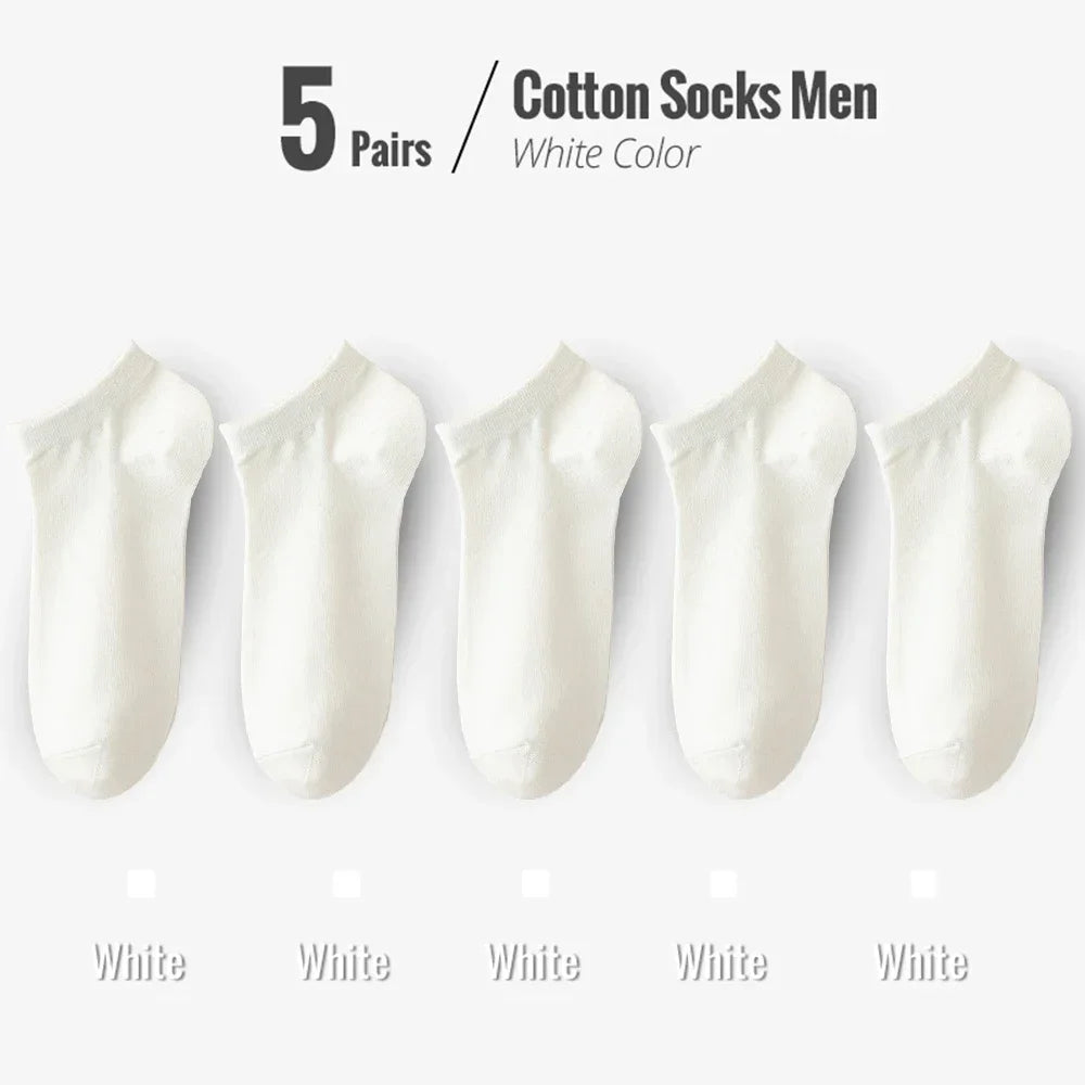 5 PairsMen Business Ankle Dress Socks