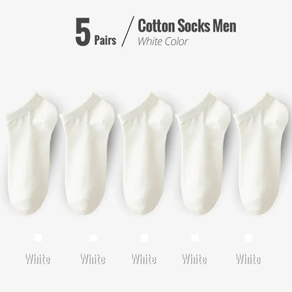 5 PairsMen Business Ankle Dress Socks