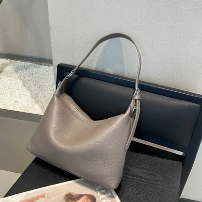 Luxury Full-Grain Leather Crossbody Bag for Women