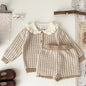 Boys/Girls Baby Knit Sweater Cardigan + Shorts