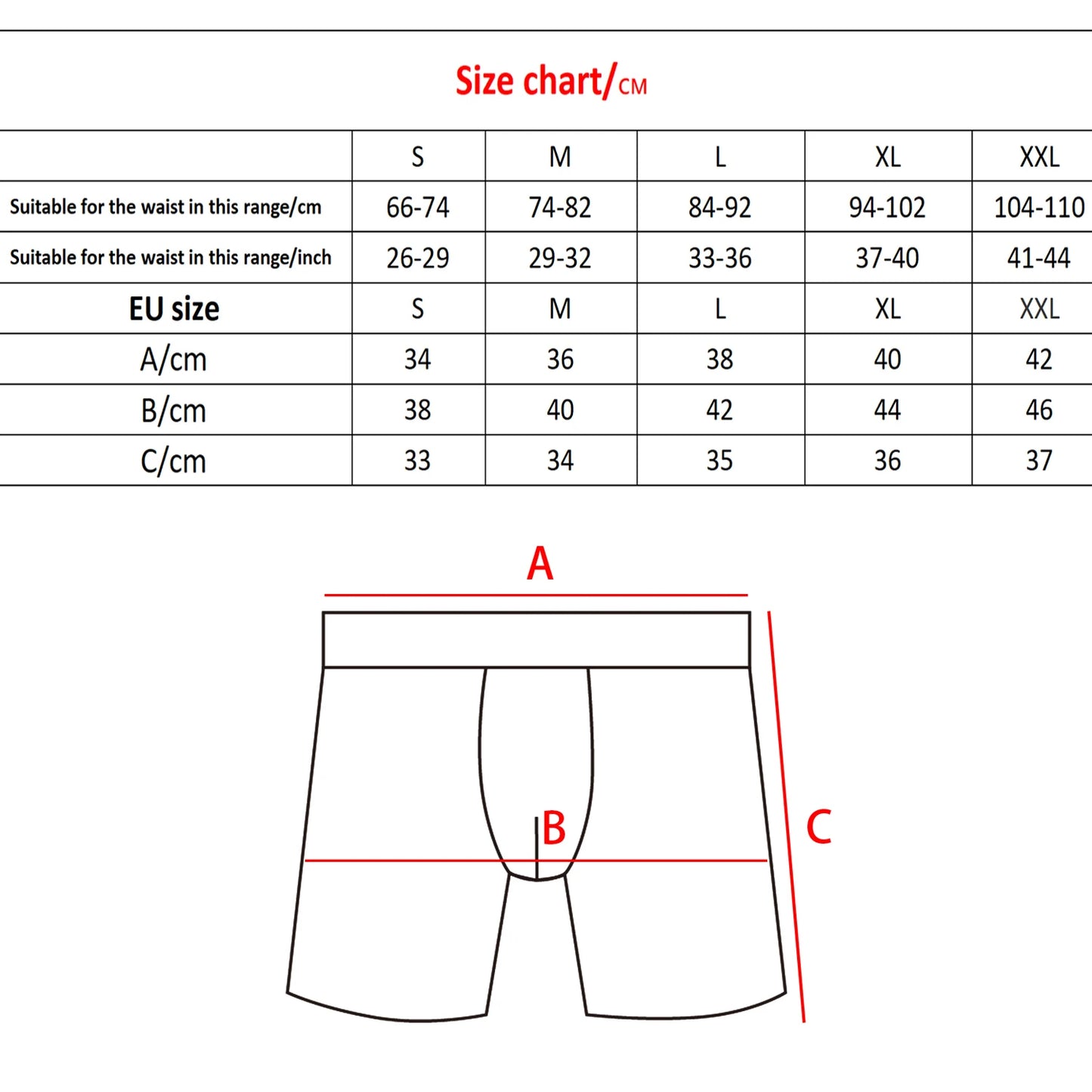10pc Mid-Long Mens Boxer Briefs Underwear