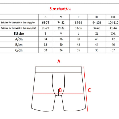 10pc Mid-Long Mens Boxer Briefs Underwear