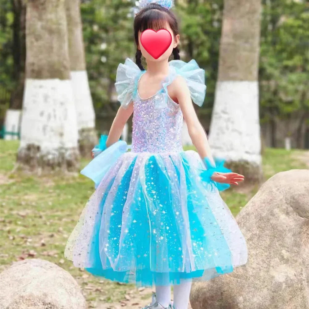 Tutu Ballerine Dance Ballet Leotards Girls