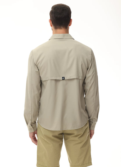 Men's UPF 50+ Casual Long Sleeve Fishing Shirts