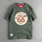 American Retro Short Sleeve O-neck T-shirt