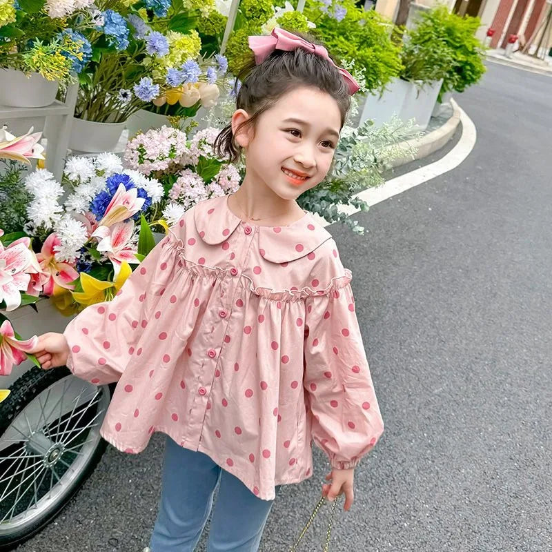 Long Sleeve Blouse with Bow Tie Trendy