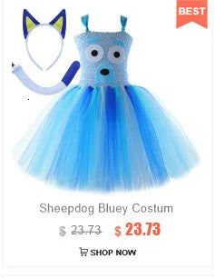 Rainbow Circus Costume Tutu Dress for Girls