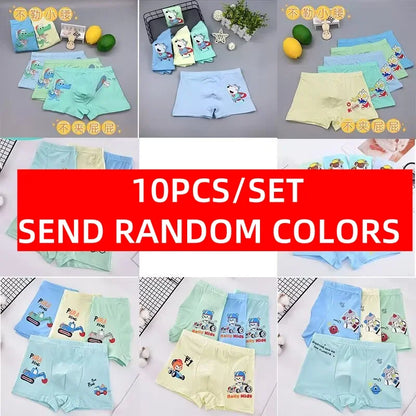 10PC Boys Silk Boxer Underwear Toddler