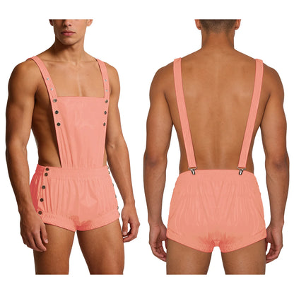 Mens Tear Away Backless, Nightclub Party Jumpsuit