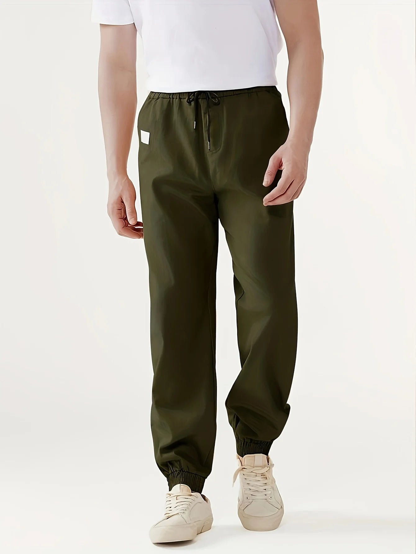 6pcs Men's Loose Long Multi Pocket Workwear Pants