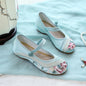 Womens Cloth Shoes Streetwear Embroidery Casual Vintage