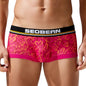 Heart Cotton Boxer Briefs Comfortable Breathable