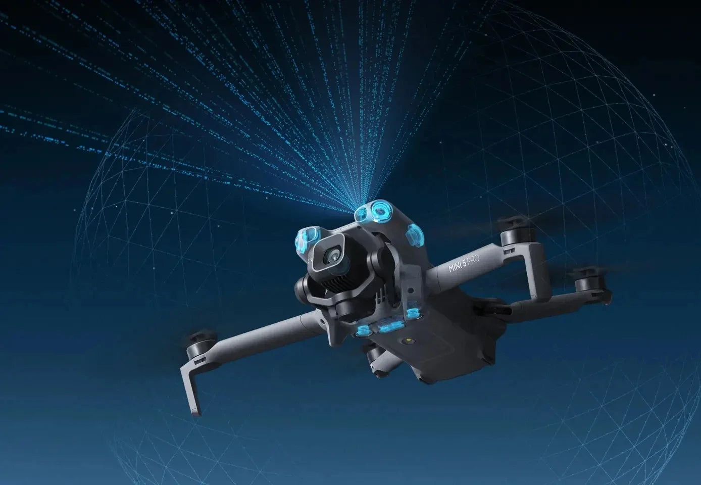 DJI Mini 5 Pro 1-Inch Large CMOS Camera Nightscape
