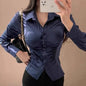 Woman Sexy Full Long Sleeve Shirts & Blouses