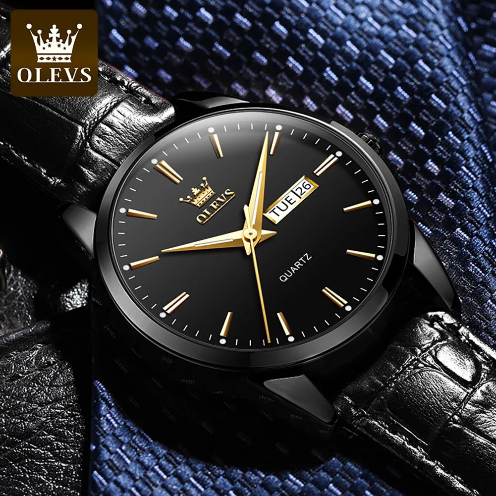 OLEVS 6898 Mens Watch Original Fashion Quartz