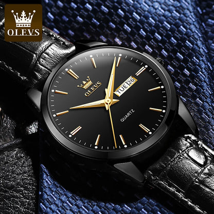 OLEVS 6898 Mens Watch Original Fashion Quartz