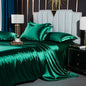 Silk Duvet Cover Bed Sheet Pillowcase Luxury