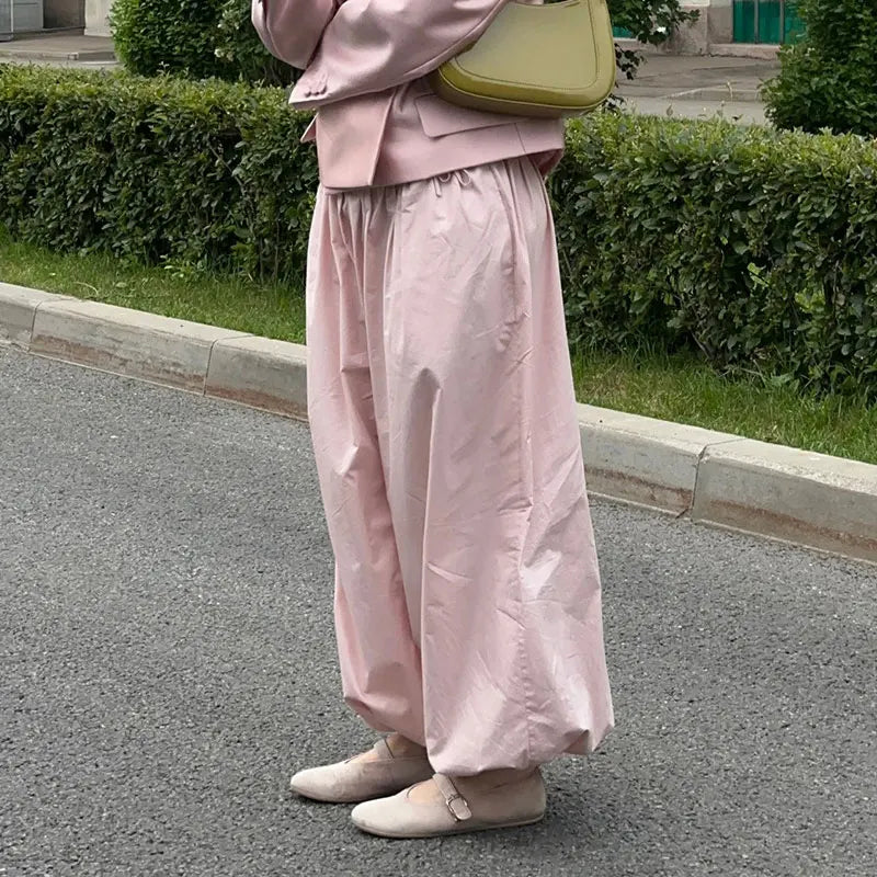 Women Casual High Waist Long Pants