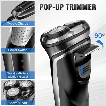 Electric Shavers for Men Cordless Razor