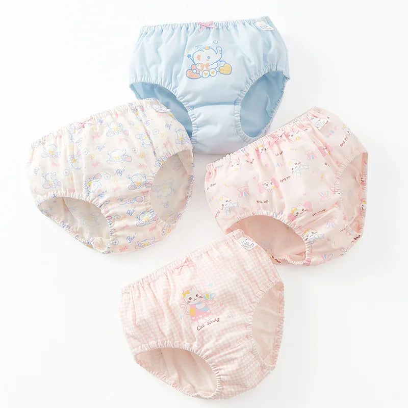 Girl Cotton Briefs Boxers Breathable Comfortable