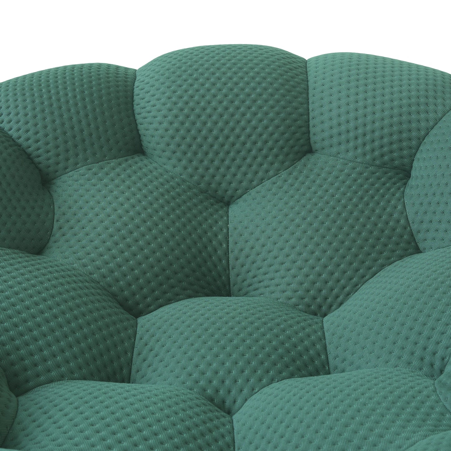 Modern Curved Loveseat Couch Football-Shaped