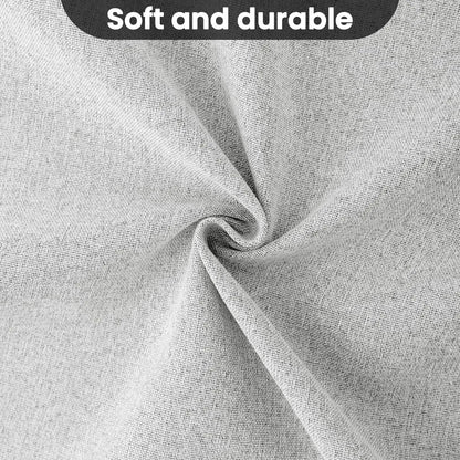 Custom Made 100% Blackout Faux Linen Curtains