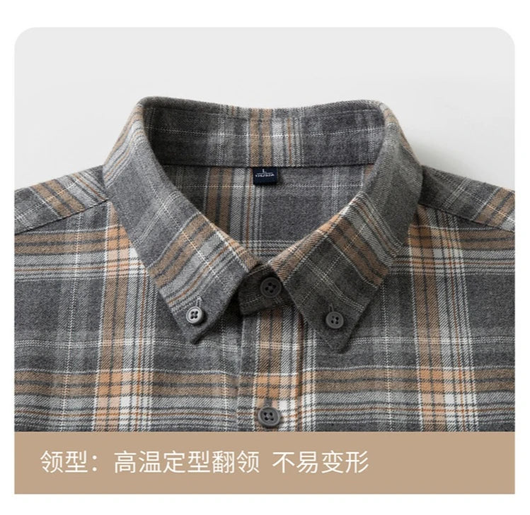 Men's, Plaid Casual Jacket, Anti-Wrinkle, Multi-Color