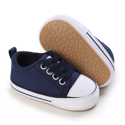 Baby Boy/Girls Canvas Shoes Non-slip Rubber Sole