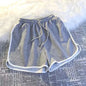 Striped Mini Sports Shorts Women Fashion Casual