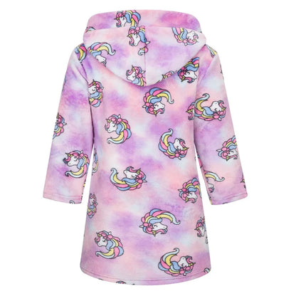 Boys/Girls Winter Colorful Bathrobe Sleepwear Loungewear