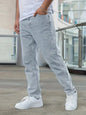 Men's Classic Straight-Leg Denim Jeans - Casual