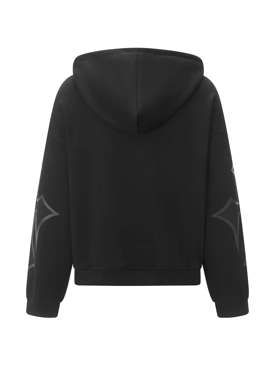 Women s Casual Fall Hood Sweatshirt Cross Letter