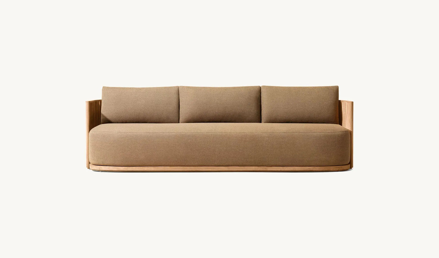 Outdoor Patio Teak Sectional Sofa Set Waterproof