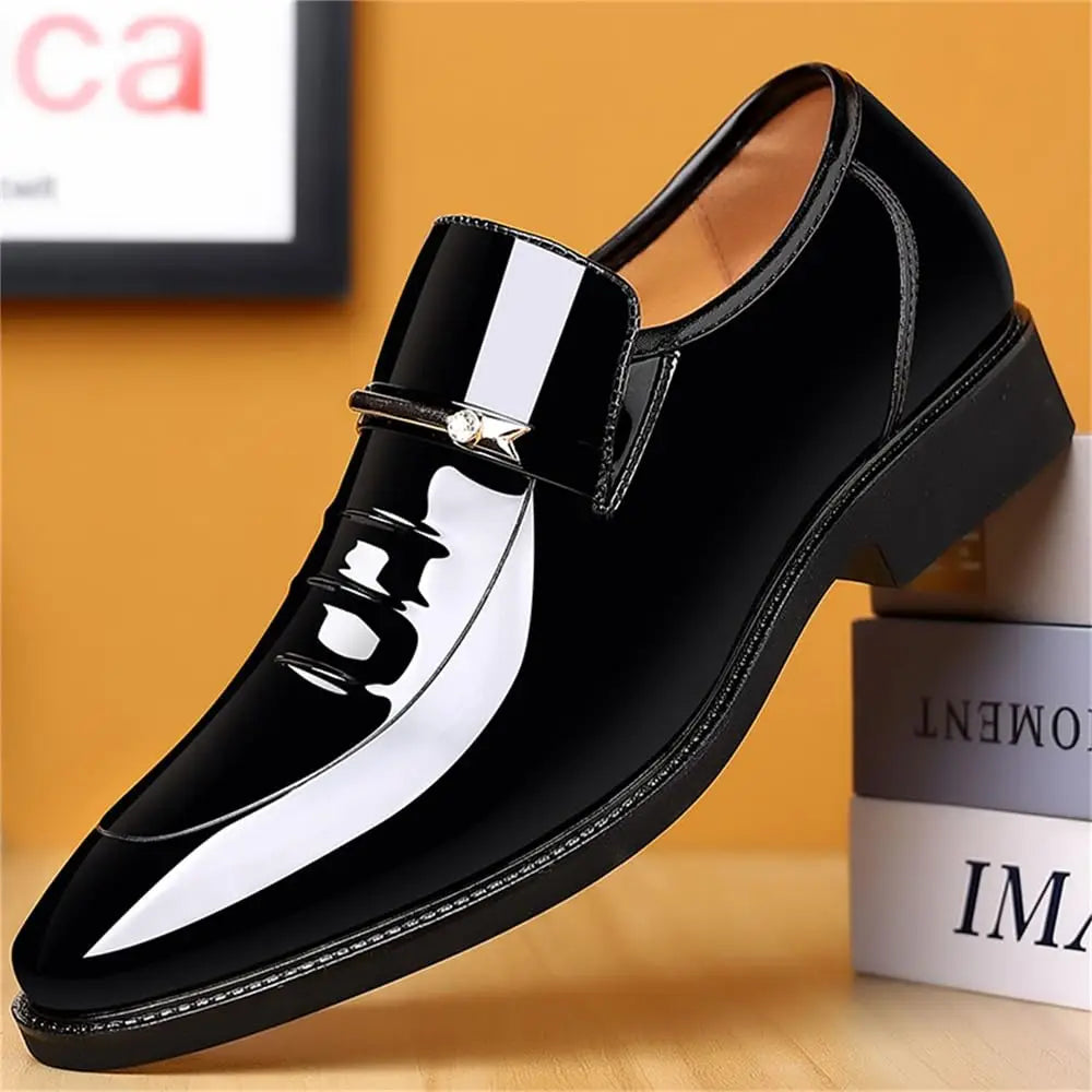 Mens Dress Shoes Formal Business High Gloss