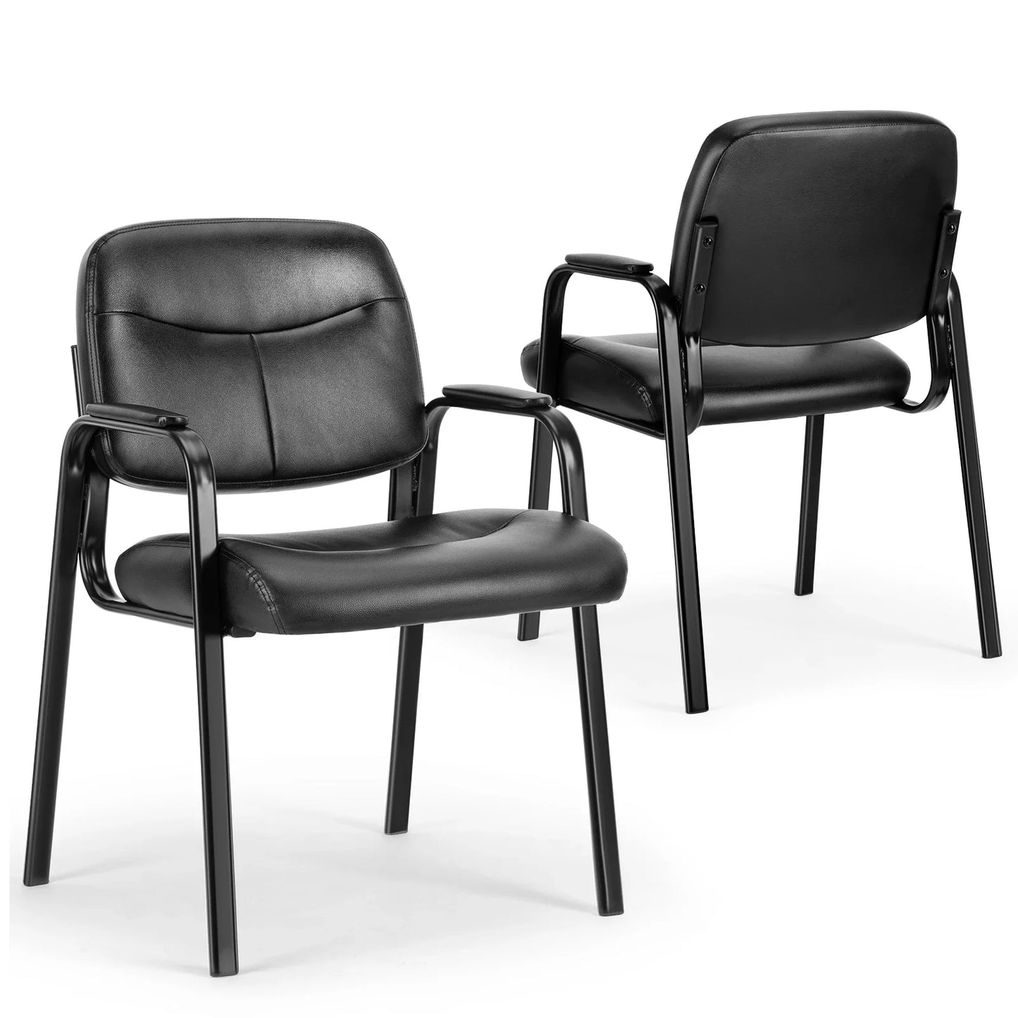 Pu Leather Office Waiting Room Guest Chair