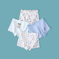4PCS Cotton Antibacterial Boys Breathable Cartoon Underwear