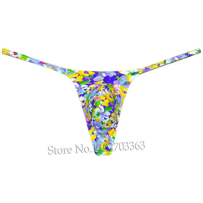 Men's Swim Thongs Micro G-string Big Pouch