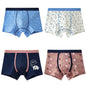 4Pcs Boys Boxer Striped Underwear