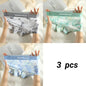 3pcs Women's Sports Boxers Shorts Ice Silk