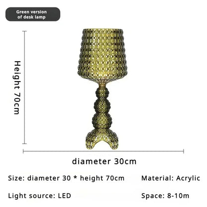 Italian Designer's Creative Hollowed Out Floor Lamp