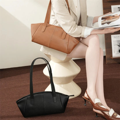 Genuine Leather Underarm Shoulder Bags For Women