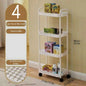 Rolling Storage Cart, Plastic Multi-Functional Organizer