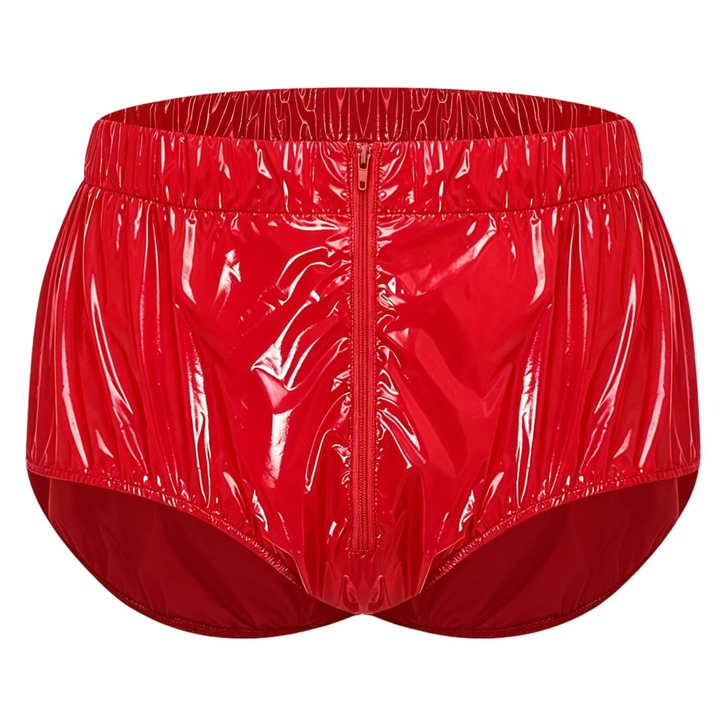 Mens Waterproof Diaper Cover Front Zipper Briefs