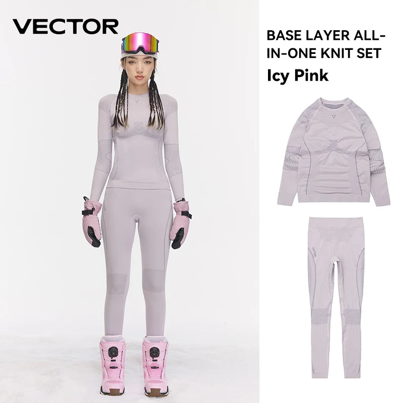 Women Ski Thermal Underwear Sets Quick Dry